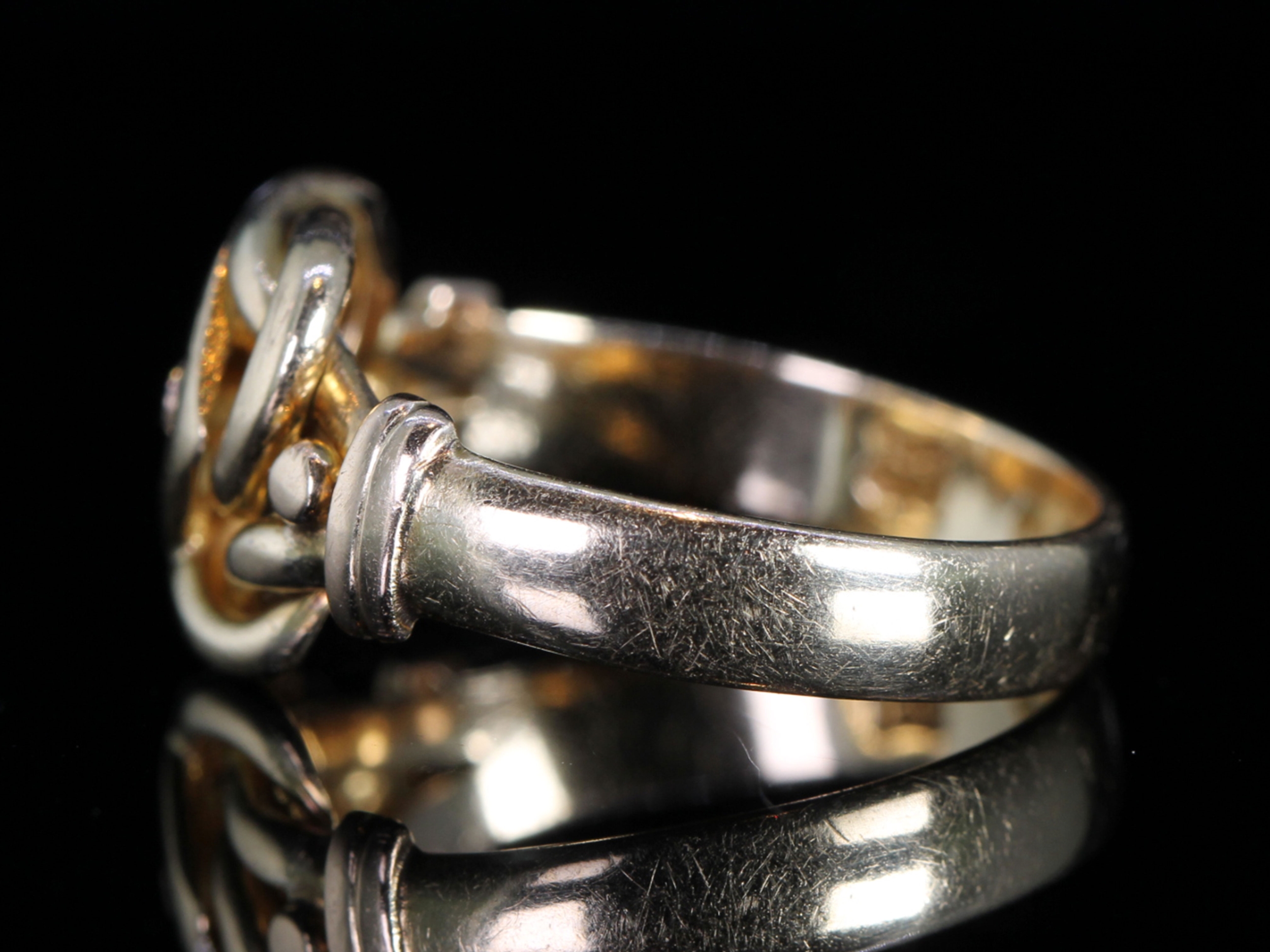 Edwardian 18ct Diamond ‘Lovers Knot’ Ring 