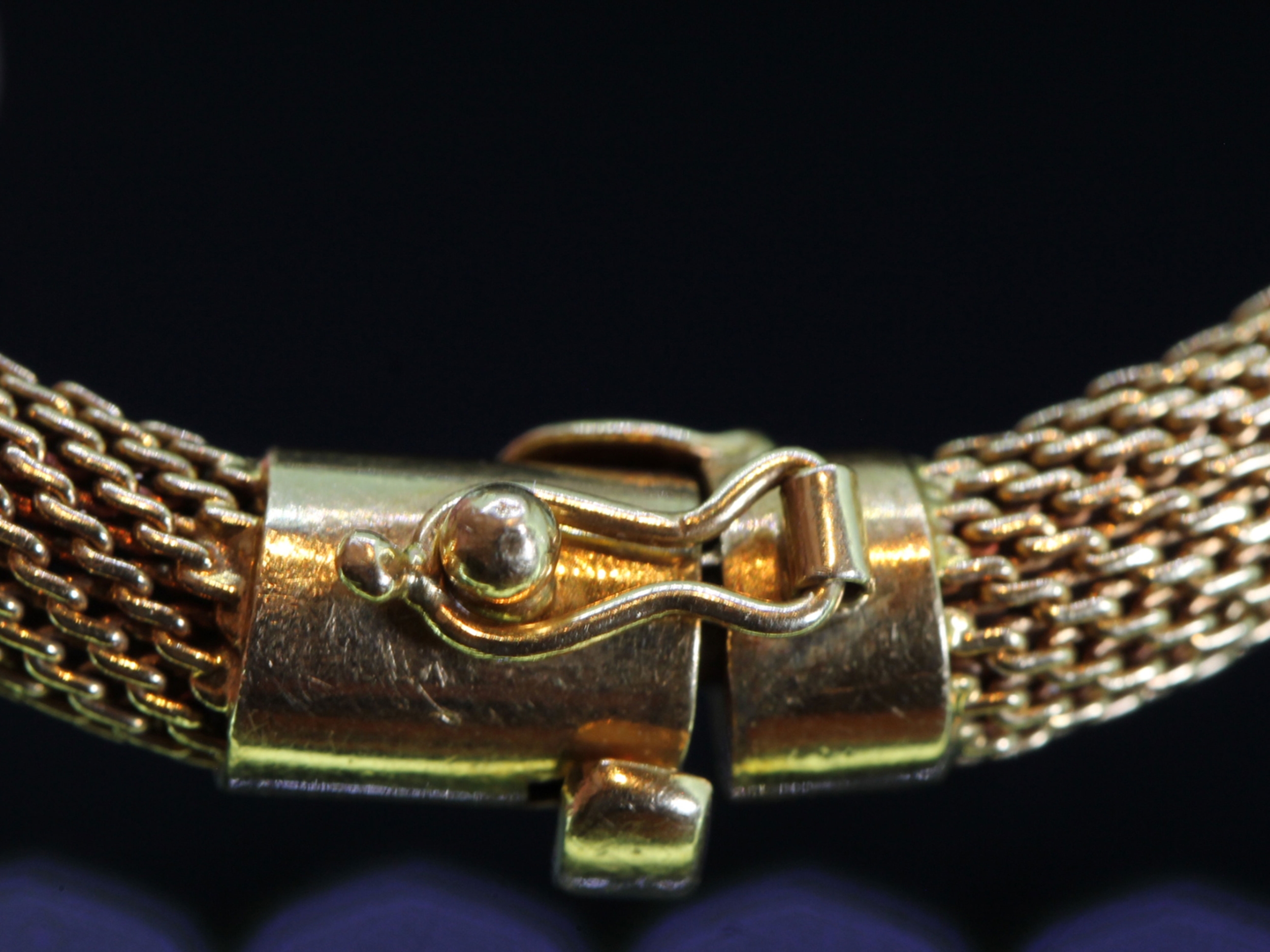 Incredible 18 Carat Gold Turquoise Ruby Snake Bracelet