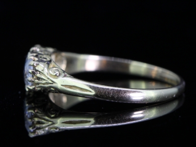Wonderful Victorian Sapphire and Diamond 18 carat Gold Ring	