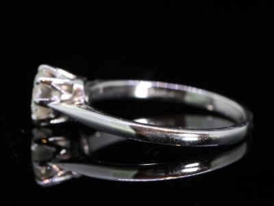 Breathtaking 18ct Gold Diamond Solitaire Ring 