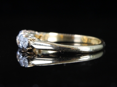 Edwardian Five Stone Diamond 18ct Gold Ring