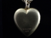 BEAUTIFUL EDWARDIAN DIAMOND 15 CARAT LOCKET AND CHAIN