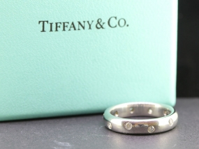 Vintage TIFFANY & CO Diamond Platinum Band