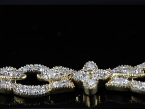 MAGNIFICENT DIAMOND BRACELET HANDCRAFTED IN 9 CARAT GOLD