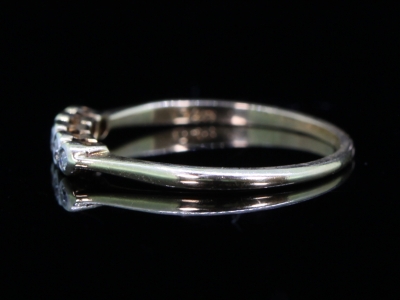 Edwardian Five Stone Diamond 18ct Gold Ring