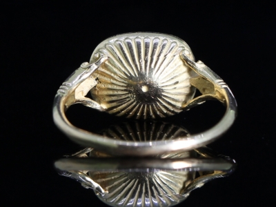 Edwardian Garnet 18ct Gold Ring