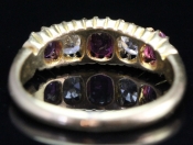 GORGEOUS EDWARDIAN RUBY AND DIAMOND 18 CARAT GOLD RING