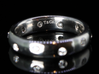 Vintage TIFFANY & CO Diamond Platinum Band