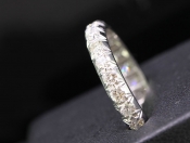 Romantic 18 Carat Gold Diamond Full Eternity Ring