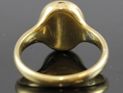 FABULOUS VICTORIAN 18 CARAT GOLD POISEN RING