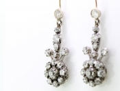 STUNNING GEORGIAN DIAMOND EARRINGS