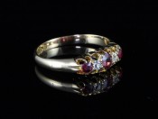 GENUINE ANTIQUE EDWARDIAN 18CT RUBY AND DIAMOND RING