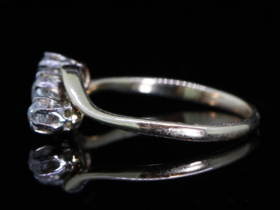 Stunning Old Mined Diamond 18 Carat Gold Ring