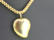 BEAUTIFUL FRENCH LOCKET AND 15 CARAT GOLD CHAIN
