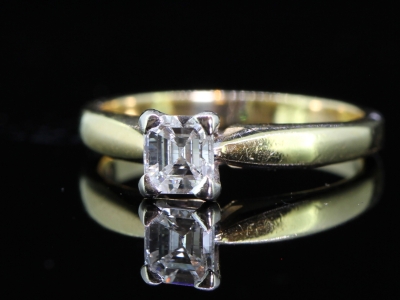  Limited Edition Mellennium Cut Diamond 18 Carat Gold Ring