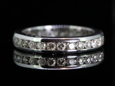 Beautiful Diamond 18 Carat Gold Full Eternity Ring