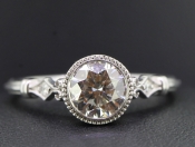 WONDERFUL DIAMOND SOLITAIRE 18 CARAT GOLD RING