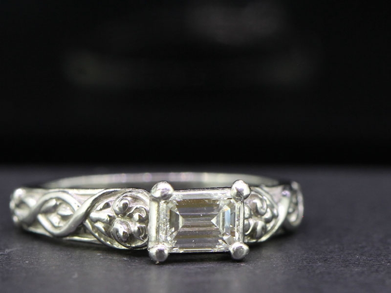  stunning diamond celtic knot platinum engagement ring