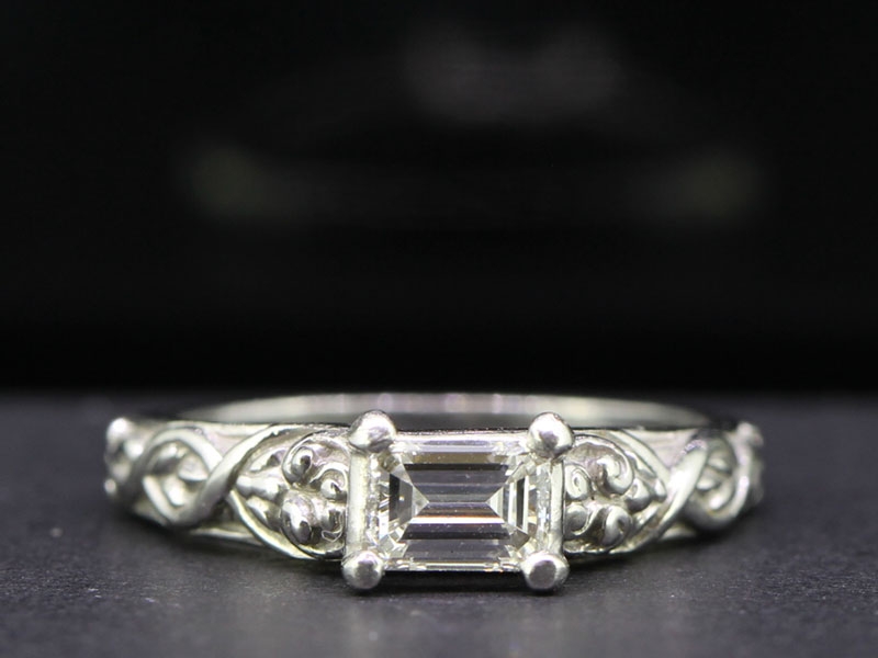  stunning diamond celtic knot platinum engagement ring