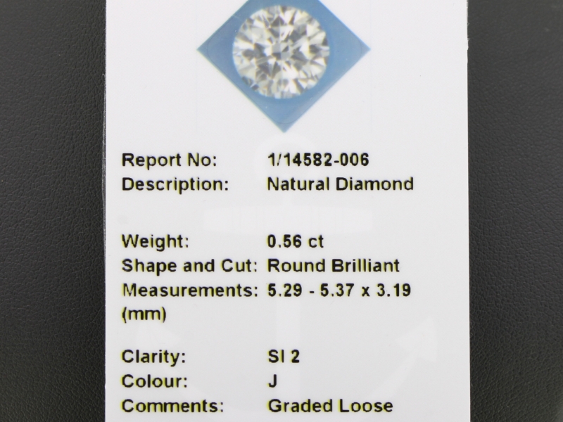 Beautiful platinum solitaire diamond ring