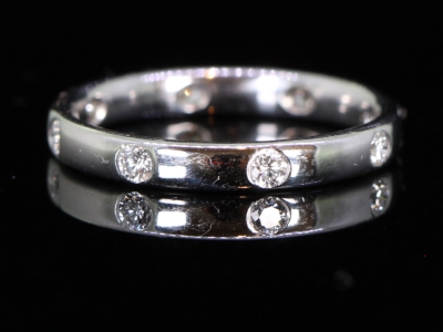 Diamond Platinum Wedding Band